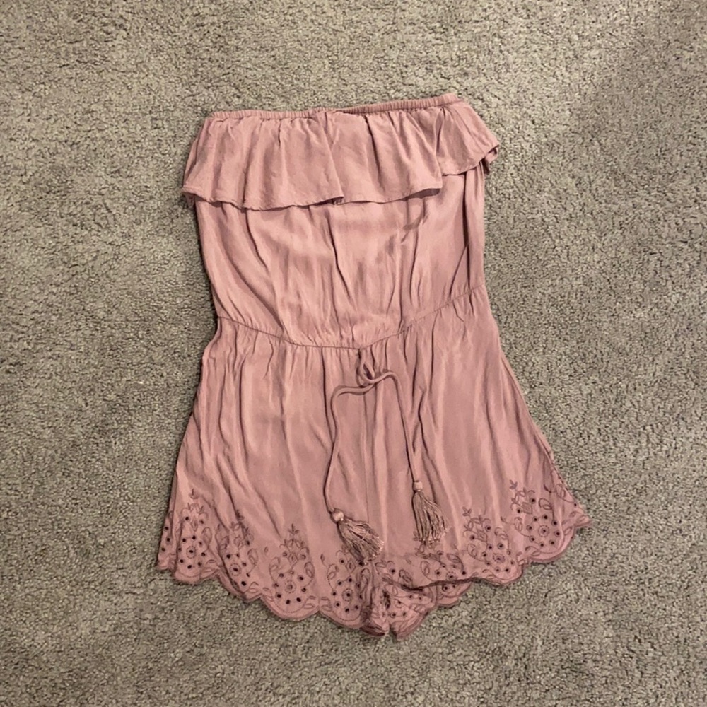 Strapless Romper
